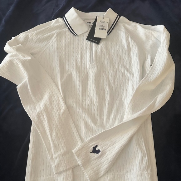 Polo Ralph Lauren White & Navy Golf Outfit - Picture 2 of 4